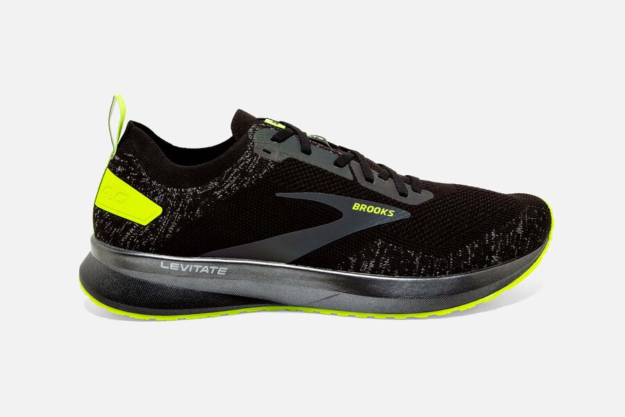 Tenis Corrida Brooks Levitate 4 Feminino Brasil - Pretas 8932576-WP
